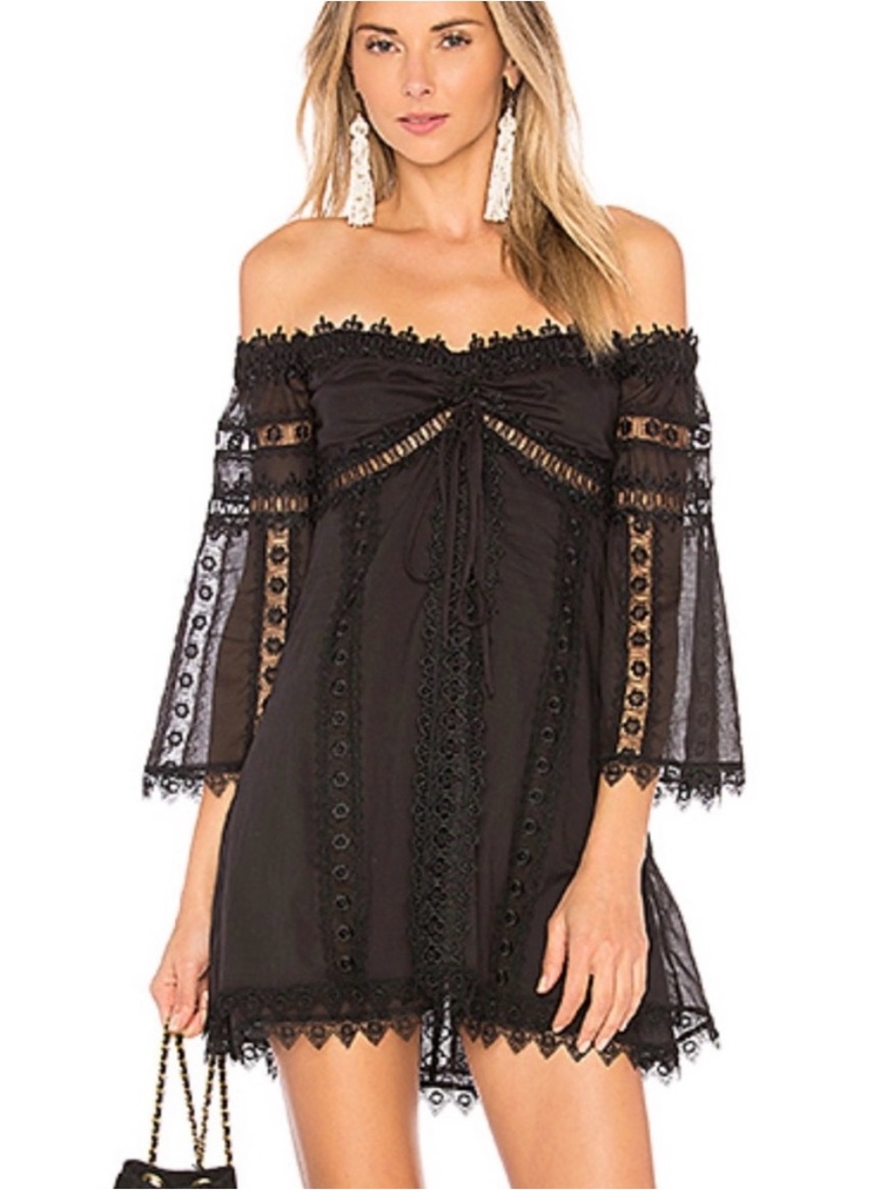 NEW Charo Ruiz Campana black dress m